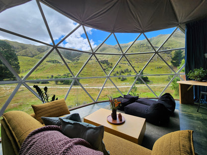 Pīwakawaka Glamping Dome with Fireplace and Private Hot Tub